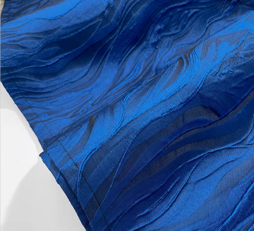 Retro-style, high-waist, polyester fabric, printed midi skirt ，Autumn and winter （SAW0012）--Sold Out