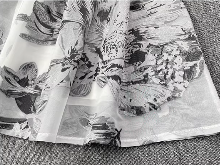 Embroidery, polyester fabric, lightweight style, suitable for spring and summer （SSS0009）